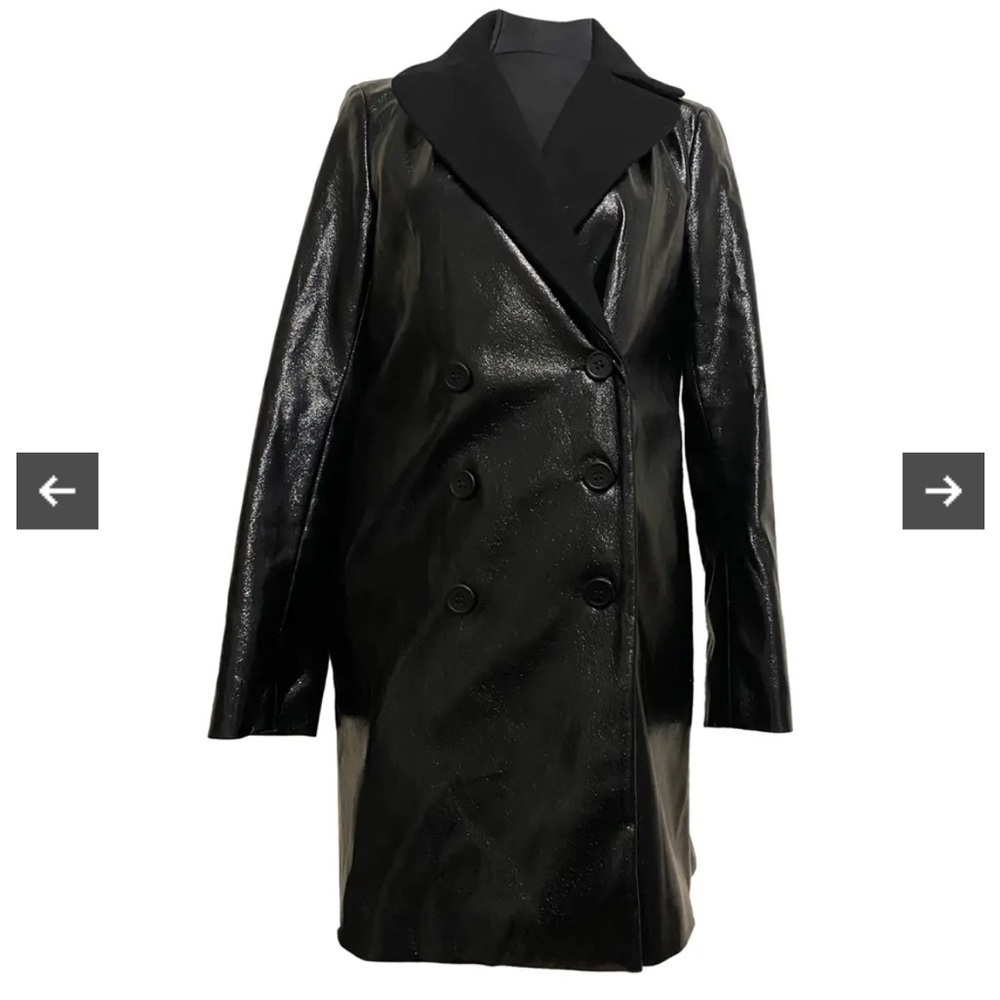 MAJE | Vinyl Trench Coat